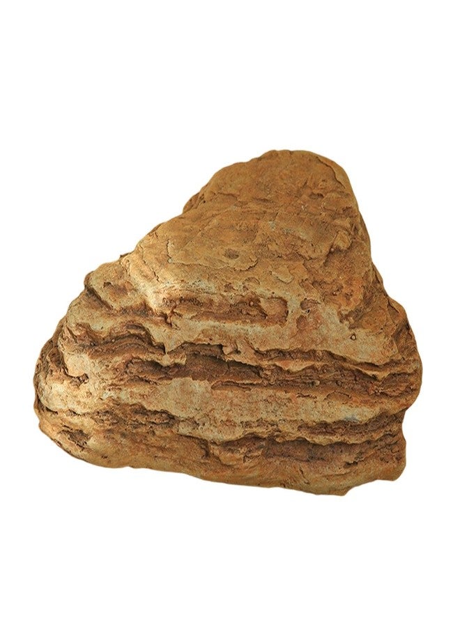 MYCENSE Artificial Landscape Rock, Decorative Stone, Realistic Model Faux Landscape Rock for Patio Outdoor Backyard Garden, Style F 20x9x15cm Brown - Image 1
